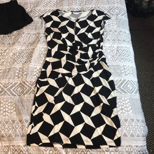 New York & Company dress, size Small, black &white